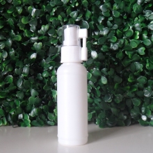 50ml white HDPE throat spray bottle / oral spray bottles,plastic oral sprayer bottle, plastic medicine bottle