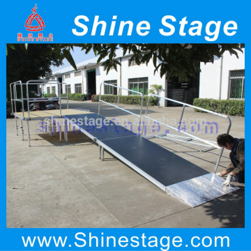 DAD stage ramps easy access stage aluminum ramps