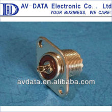 UHF FEMALE RECEPTACLE MOUNTING HOLE B, ZINC