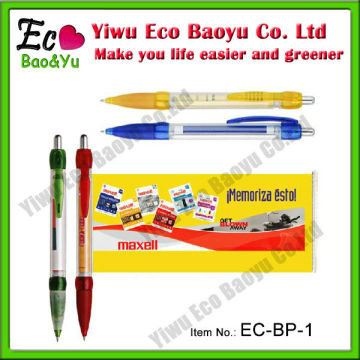 Cheap But High Quality Promotional Banner Pen