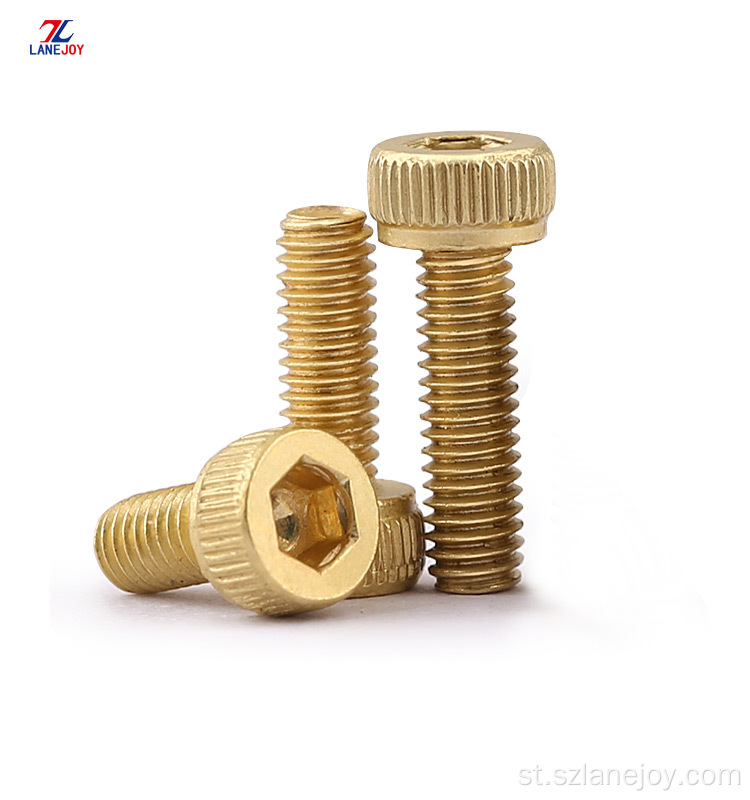 Brass socket head screw cylinder bolt ea hlooho