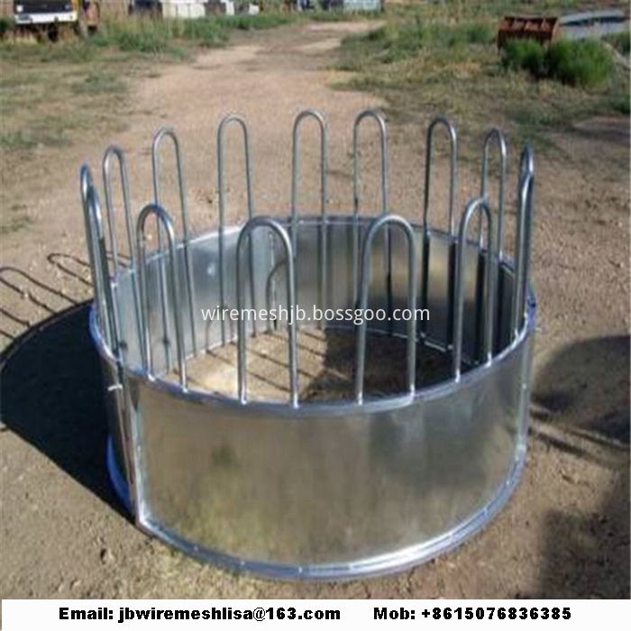 Hot Dipped Galvanized Cattle Hay Bale Feeder