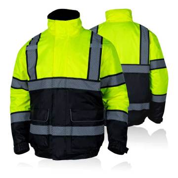 ANSI Class 3 Oxford Winter Waterproof Reflective Jackets