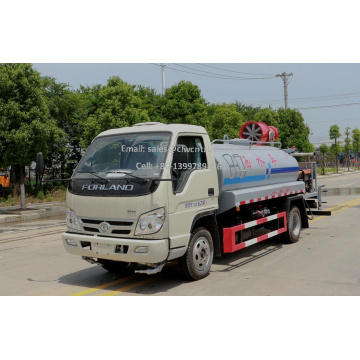 Camion de pulvérisation d&#39;insecticide garanti 100% FOTON 4000 litres