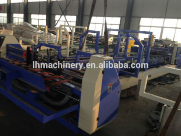 Automatic high spee fold gluer machine/folding gluing machine for carton box