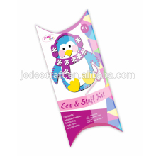 Educational DIY easy sewing projects for kids---Penguin