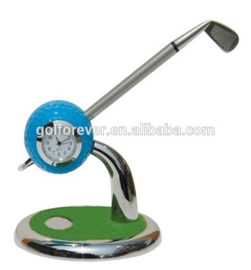 new golf pen holder golf desk gift golf watch base