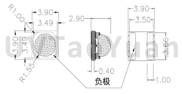 High Power UVC LED 275nm 17MW 20MW Deep UV Light SMT UVC Sterilizer