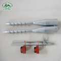 Post Galvanized Small Ground Anchors Screw Fence Post