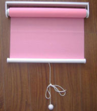 Spring Polyester Patterned Roller Blind Manual Control Embossed