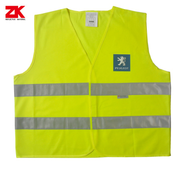 Yellow Roadway warning clothing with customized logo