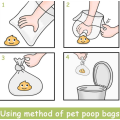 18 Yedekleri Rulo Kompostlanabilir Pet Poop Çanta