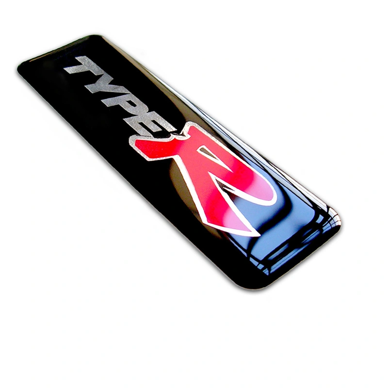 Customized Dome Epoxy Sticker with Logo and Type