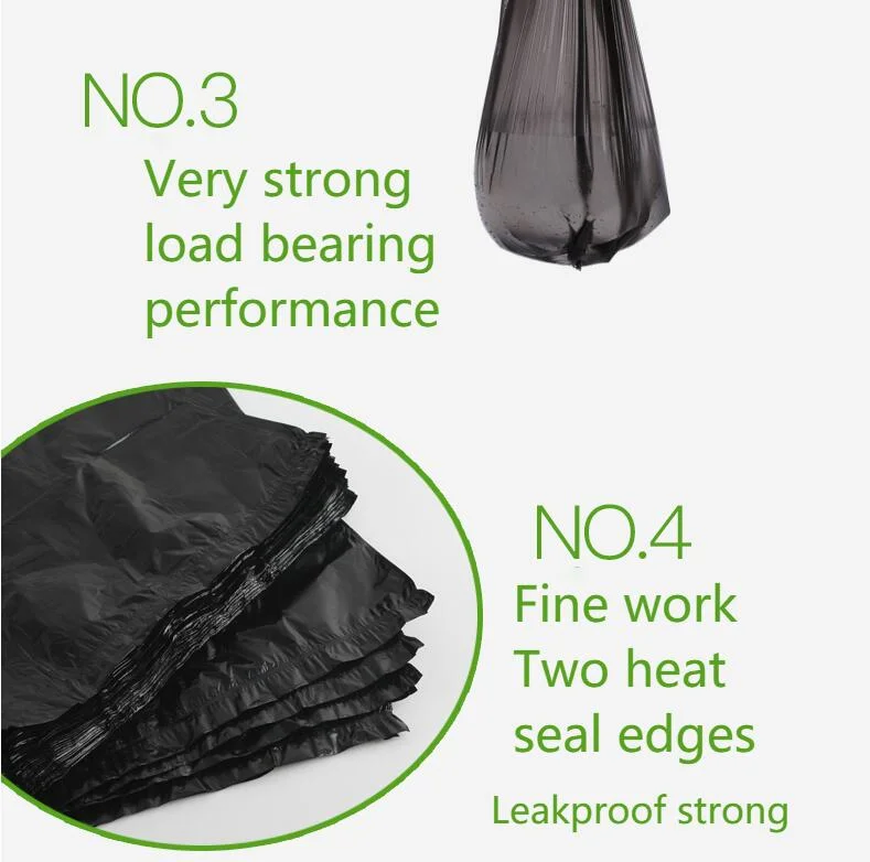 Flat Mouth Garbage Bag for Hotel Canteen Restaurant Kitchen Property Flat Mouth Garbage Bag