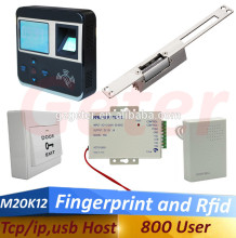 Fingerprint Door Access Control System Kits DIY Package for Wood Dooe Fail Secure Strike Lock