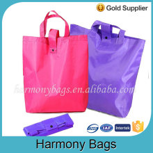 Harmony factory promotion polyester fold up reuseable bag
