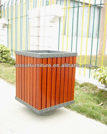 Outdoor square flower box/wooden flower pots & planters