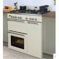 90 cm drievoudige holte Dual Fuel Range Cooker