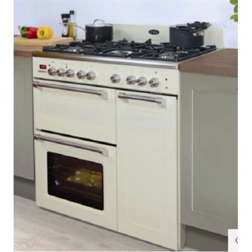 90 cm drievoudige holte Dual Fuel Range Cooker