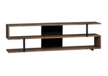 3 Layer Media Console , Wood TV Display Stand For Home / KT