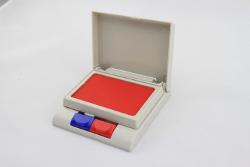 customized automatic double colors office stamp pad