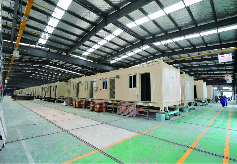production line-3 for Modular Accommodation Flatpack Type