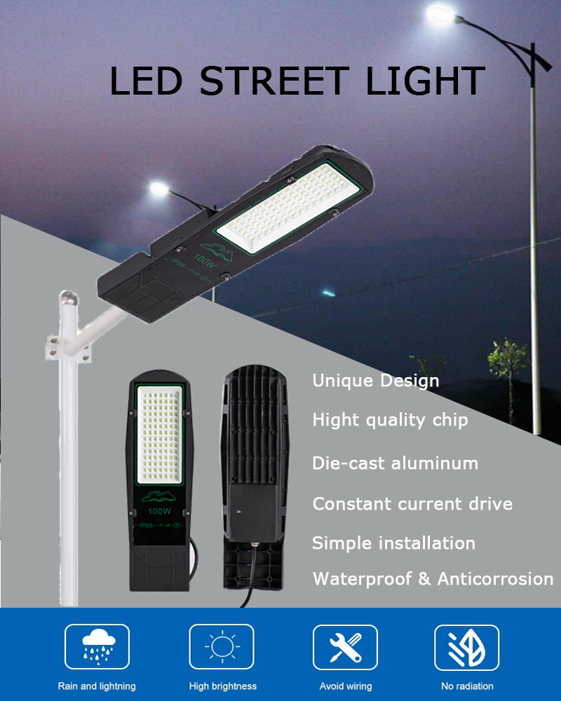 waterproof high power 30w led street light 