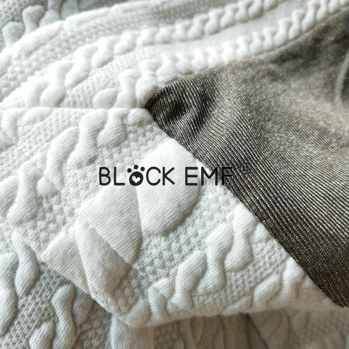 Silver Cotton EMF Radiation Protection Grounding Blanket