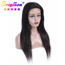 Factory price bone straight human hair lace wig human hair wigs