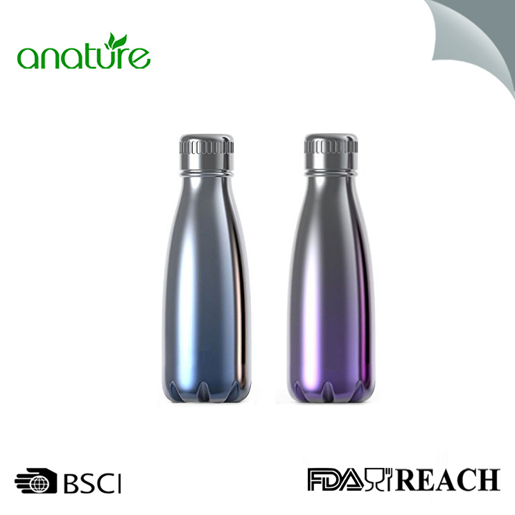 Metallic Insulated Water Drink Bottle Turquoise