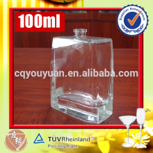 China supplier 10 cl crystal super flint sodalime glass odd shaped glass perfume bottle
