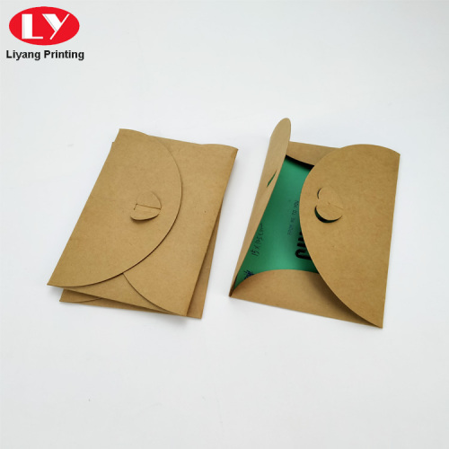 Envelope de presente de papel Brown Kraft reciclado Custom