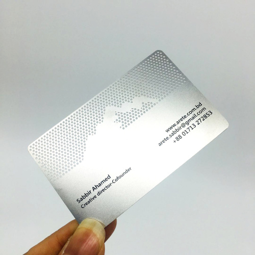 Wholesale Cheap Custom Printing Engraved Metal Business Card