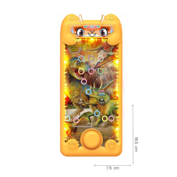 1 Dollar Items: Dinosaur Handheld Water Ring Toy & Light-Up Game