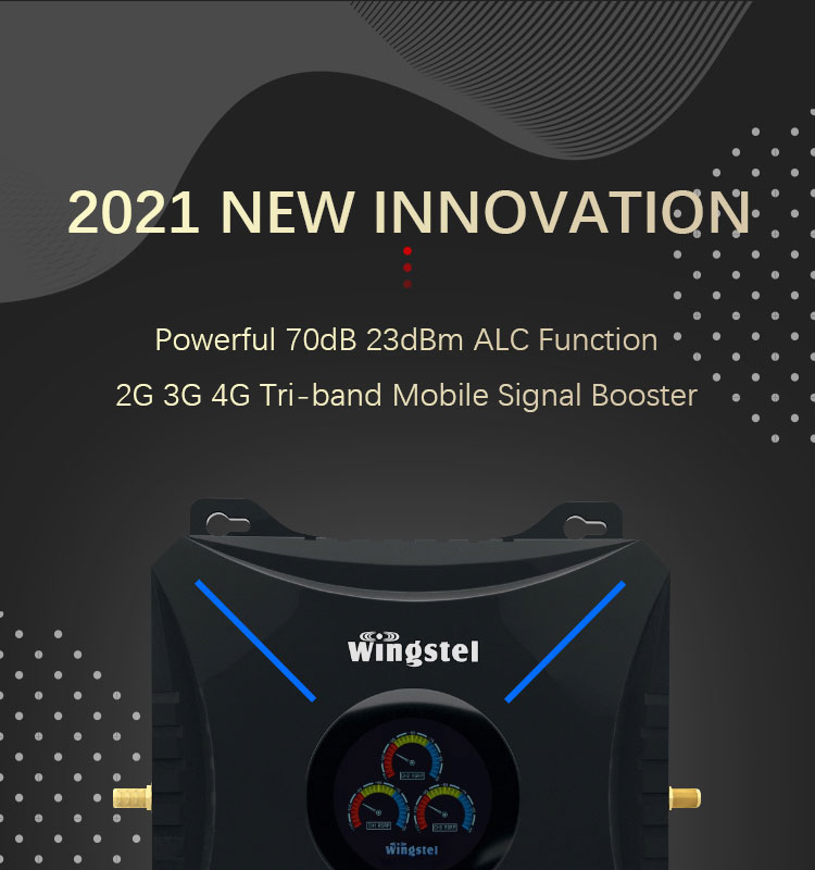 Mobile Amplifier 4g Digital Repeater Triple 980 Gsm Dcs Wcdma Lte Four Band Cellular Signal Complete Network Cellphone Booster