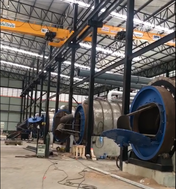 Waste Tyre to Fuel Oil Pyrolysis Machine