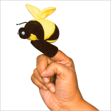 2014 new design plush bee puppet