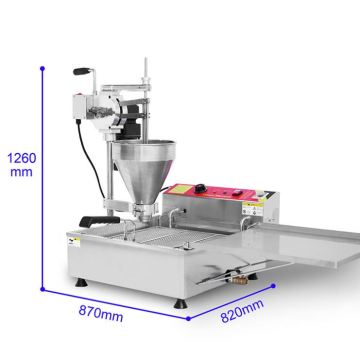 High Quality Gas Fryer Semi-Automatic Glaze Maker for Commercial Mini Donut Production