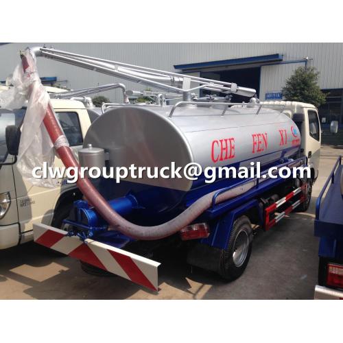 DONGFENG Duolika 5CBM ดูดสุญญากาศดูดรถบรรทุก