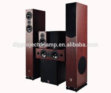 5.1Wooden surround sound speaker system solid woodsurround sound speaker system Home theater speaker system