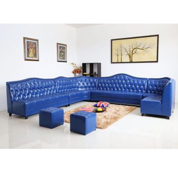 Modern Bar Night Club Furniture: Leather Chesterfield Sofas & Booth Sets