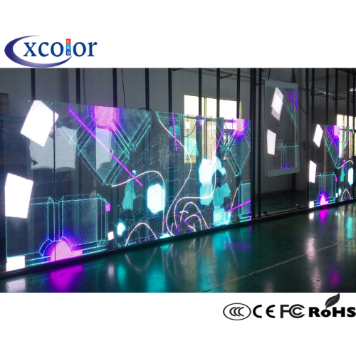 Full Color LED Transparent Display Screen Video Playing
