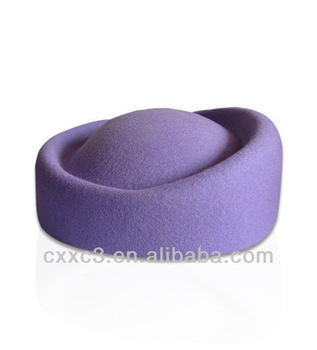 100% Wool Air Hostess Hat