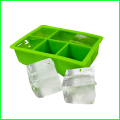 Vassoio per cubetti di ghiaccio in silicone a forma quadrata OEM