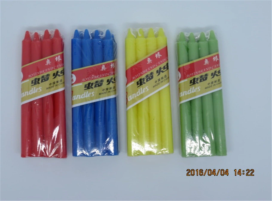 Colored Candles 8g-105g for Church with Cheap Price