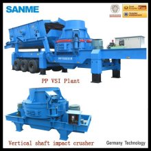 PP5000VSI Vertical shaft impactor mobile crusher