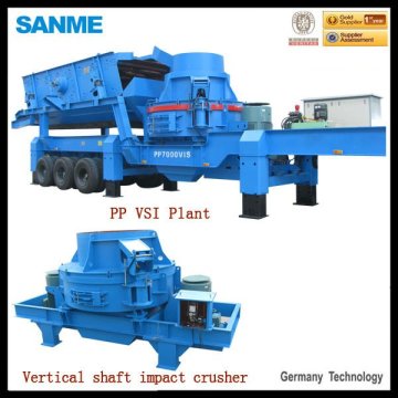 PP5000VSI Vertical shaft impactor mobile crusher