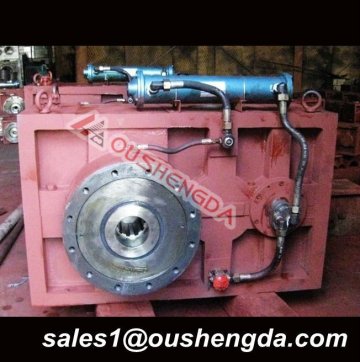 plastic extruder speed reduction gearbox