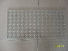 square shaped special design thick vacuum formed clear plastic tray