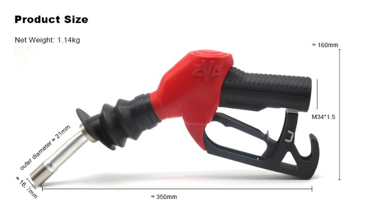 ZVA Slimline 2 Generation GR Vapour Recovery Automatic Nozzle for service station